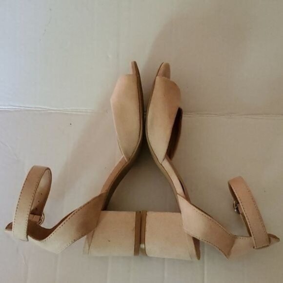 H&M Heels Pumps Sandals Peep Backs Ankle Strap Block Women's WOMAN'S Size 5 ½ - Picture 11 of 16